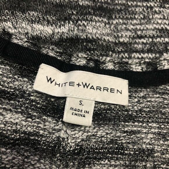 WHITE + warren marled gray knitted sleeveless - Picture 5 of 6